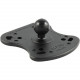 National Products RAM Mounts Mounting Adapter for Fishfinder, GPS - TAA Compliance RAM-B-107BU