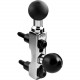National Products RAM Mounts Vehicle Mount for Motorcycle - Aluminum, Chrome RAM-B-309-2CHU