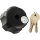 National Products RAM Mounts Key Lock Knob with Brass Insert for Swing Arms - Brass RAM-KNOB6L
