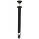 National Products RAM Mount Mounting Pole for Notebook - Black - Aluminum - Black - TAA Compliance RAM-VP-TTM12U