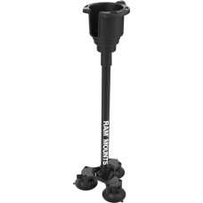 National Products RAM Mounts Twist-Lock Vehicle Mount for Pipe, Cup Holder RAP-365-18-429