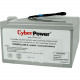 CyberPower RB12120X2B Battery Pack for PR1000LCD, 18-Mo WTY - 12000 mAh - 12 V DC - Sealed Lead Acid (SLA) - Maintenance-free/Sealed/Leak Proof RB12120X2B