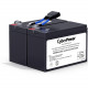 CyberPower RB1270X2E UPS Battery Pack - 7000 mAh - 12 V DC - Lead Acid - Sealed, Leak Proof/User Replaceable RB1270X2E