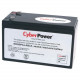 CyberPower RB1280A UPS Replacement Battery Cartridge - 8Ah - 12V DC - Maintenance-free Sealed Lead Acid RB1280A