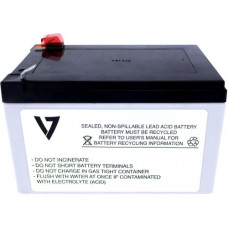V7 UPS Battery, Replacement Battery, RBC4 - 12000 mAh - 12 V DC - Lead Acid - Maintenance-free/Sealed/Leak Proof - 3 Year Minimum Battery Life - 5 Year Maximum Battery Life RBC4-
