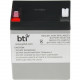 Battery Technology BTI Replacement Battery RBC46 for APC - UPS Battery - Lead Acid - 12 V DC - Sealed Lead Acid (SLA) - TAA Compliance RBC46-SLA46-BTI