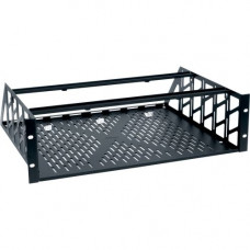 Middle Atlantic Products RC Series RC-3 Rack Shelf - 19" 3U Wide - Black - 70 lb x Maximum Weight Capacity RC-3