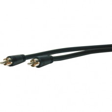 Comprehensive Standard Series General Purpose RCA Video Cable 3ft - RCA for Video Device - 3 ft - 1 x RCA Male Composite Video - 1 x RCA Male Composite Video - Shielding - Mist Black - RoHS Compliance RCA-RCA-V-3ST