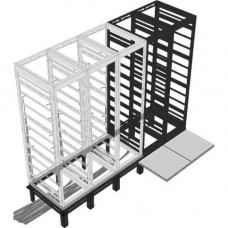 Middle Atlantic Products RIB-1-MRK-31 Riser Base - Black RIB-1-MRK-31