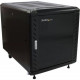 Startech.Com 12U 36in Knock-Down Server Rack Cabinet with Casters - Easy to transport and quick assemble 12U secure server rack cabinet - Compatible with standardized rack-mountable equipment such as servers and KVM switches - 12U Enclosed Rack / 12U Serv