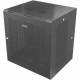 Startech.Com Wallmount Server Rack Cabinet - Hinged Enclosure - Wallmount Network Cabinet - Up to 17 in. Deep - 12U - Wall-mount your server equipment flush against the wall with this 12U server rack - Comes fully assembled with a 1U shelf and 3 meter cab