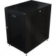 Startech.Com 18U 19" Server Rack Cabinet - 4 Post Adjustable Depth 2-30" Mobile Locking Vented IT/Data Network Enclosure w/Casters & Shelf - 4 Post 18U 19in server rack cabinet w/casters/levelling feet - Mobile/Rolling/Locking EIA/ECA-310-E 