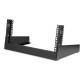 Startech.Com 4U Open Frame Desktop Rack - 2 Post - Weight Cap. 66 lbs. - Free Standing Network Rack (RK4OD) - This open frame desktop rack provides 4U of storage space for mounting smaller equipment - The floor standing rack is engineered to meet EIA-310 