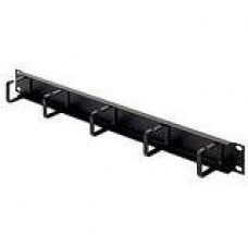 Belkin Single-Sided Cable Manager - Black - 1U Rack Height - 19" Panel Width - TAA Compliance RK5016