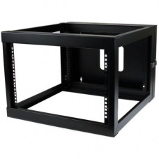 Startech.Com 6U 22in Depth Hinged Open Frame Wallmount Server Rack - Wall-mount your server or networking equipment with a hinged rack design for easy access and maintenance - 6u Wallmount Rack - 6u Wall Mount Rack - Wall Mount Open Rack - Wallmount Serve