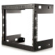 Startech.Com 8U 19" Wall Mount Network Rack - 12" Deep Open Frame for Server Room AV/Data/Patch Panel/IT/Computer Equipment w/Cage Nuts - 8U 19in wall mount network rack w/12in mounting depth is EIA/ECA-310 compatible - Open frame design of 2 Po