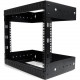 Startech.Com 8U Open Frame Wallmount Equipment Rack - Adjustable Depth - Mount your network and telecommunications equipment with the convenience of adjustable depth - Wall Mount Rack - Wallmount Rack - Equipment Rack - 8U Rack - Open Frame Rack - 8U Open