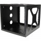 Startech.Com 8U Sideways Wallmount Rack for Servers - Side-Mount Server Rack for Easy Access - 8U wall-mount network rack to mount your 19 inch wide servers perpendicular to the wall - Ships fully assembled and includes all necessary screws/nuts - TAA com
