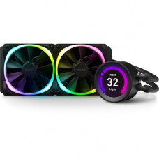 NZXT Kraken Z53 240mm Liquid Cooler with LCD Display - 4.72" Maximum Fan Diameter - 546.9 gal/min Maximum Airflow - 2000 rpm - 36 dB(A) Noise - Liquid Cooler Cooler - 4-pin PWM - Socket LGA-115X, Socket B LGA-1366, Socket R LGA-2011, Socket LGA 2011-