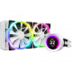 NZXT Kraken Z53 RGB 240mm Liquid Cooler with LCD Display - 4.72" Maximum Fan Diameter - 392.3 gal/min Maximum Airflow - 1500 rpm - 33 dB(A) Noise - Liquid Cooler Cooler - Fluid Dynamic Bearing - 4-pin PWM - Socket LGA-115X, Socket B LGA-1366, Socket 