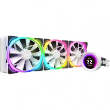 NZXT Kraken Z73 RGB 360mm Liquid Cooler with LCD Display - 4.72" Maximum Fan Diameter - 392.3 gal/min Maximum Airflow - 1500 rpm - 33 dB(A) Noise - Liquid Cooler Cooler - Fluid Dynamic Bearing - 4-pin PWM - Socket LGA-115X, Socket B LGA-1366, Socket 