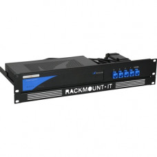 Rackmount.It RM-BC-T1 Rack Shelf - 19" 2U Wide Rack-mountable for Firewall - Jet Black - TAA Compliance RM-BC-T1