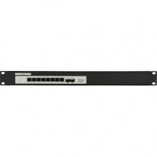 Rackmount.It CISRACK RM-CI-T3 Rackmount Kit - For Firewall, Switch - 1U Rack Height x 19" Rack Width - Rack-mountable - Jet Black - TAA Compliance RM-CI-T3