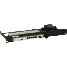 Rackmount.It RM-CI-T4 Rack Shelf - 19" 1U Wide Rack-mountable for Firewall - Jet Black - TAA Compliance RM-CI-T4