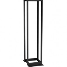 Black Box Freedom Rack Plus with 23" M6 Rails, 45U - For Server, Patch Panel - 45U Rack Height x 19" Rack Width - Black - Steel - 2500 lb Maximum Weight Capacity RM089A