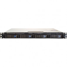 Chenbro RM12404T Rackmount Enclosure - Rack-mountable - 1U - 6 x Bay - 6 x Fan(s) Installed - &micro;ATX, ATX, SSI CEB Motherboard Supported - 14.33 lb, 19.64 lb - 1 x External 5.25" Bay - 5 x External 3.5" Bay - 1x Slot(s) - 1 x USB(s) RM12