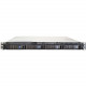 Chenbro RM13204 Rackmount Enclosure - 1U - Rack-mountable - 6 Bays - 650W RM132T-650R-SM