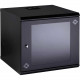 Black Box Wallmount Cabinet - 10U, 22"W x 23.5"D, M6 Square Holes - 10U Rack Height - Wall Mountable - 50 lb Maximum Weight Capacity - TAA Compliant RM2413AE