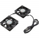 V7 Rack 2 Fan Set for Wall Cabinet US - 2700 rpm76 CFM - 44 dB Noise - Plastic, Steel RM2FANS-1N