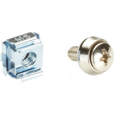 Black Box M5 Rail Hardware Pack - 20 Cage Nuts & Screws - Rail Screw, Cage Nut - TAA Compliance RM409