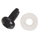 Black Box RM428-R2 Panhead Screw - Rack Screw - 12 - 0.62" - Pan - 20 / Pack - TAA Compliance RM428-R2