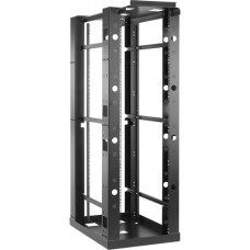 Black Box Zone 4 Seismic Rack with Flex Depth Rails - 45U, 86"H x 27"W x 40"D - For LAN Switch, Patch Panel, Server, Router, Switch - 45U Rack Height x 19" Rack Width - Floor Standing - Steel - 1000 lb Dynamic/Rolling Weight Capacity -