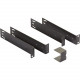 Black Box Rack Mount for KVM Extender, KVM Switch - Black - TAA Compliant RMK2104