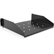 V7 Rack Mount Shelf 2U Vented - 2U Rack Height x 19" Rack Width - Rack-mountable - Black - Cold-rolled Steel (CRS) - 66.14 lb Maximum Weight Capacity RMSH2UV-1N