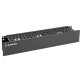 Black Box Horizontal IT Rackmount Cable Manager - 2U, 19" , Single-Sided, Black - Black - 2U Rack Height - 19" Panel Width - TAA Compliant - TAA Compliance RMT102A-R4