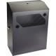 Black Box Low-Profile Vertical Wallmount Cabinet - 6U, 24"D Equipment - Black - Steel - TAA Compliant - TAA Compliance RMT353A-R3