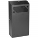 Black Box Low-Profile Vertical Wallmount Cabinet - 6U, 36"D Equipment - For LAN Switch, Patch Panel - 6U Rack Height x 19" Rack Width x 36" Rack Depth - Wall Mountable - Black Powder Coat - Steel - 200 lb Maximum Weight Capacity - TAA Compl