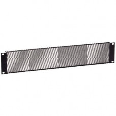 Black Box Vent Panel, 2U (3.5"H) - Steel - Black - 2U Rack Height - 3.5" Height - TAA Compliance RMT946