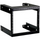 Black Box RMT993A Open Rack Frame - 8U Rack Height - Black - 150 lb Maximum Weight Capacity - TAA Compliance RMT993A