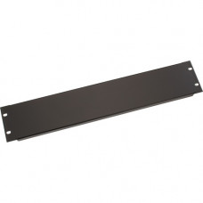 Black Box 19" IT Rackmount Blanking Panel - 2U, Black - Metal - Matte Black - 2U Rack Height - TAA Compliant - TAA Compliance RMTB02