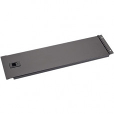 Black Box IT Rackmount Hinged Blanking Panel - 3U, 19" , Black - Steel - Black - 3U Rack Height - 1 Pack - 5.3" Height - 19" Width - 0" Depth - TAA Compliant - TAA Compliance RMTB03-H