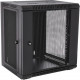 V7 12U Rack Wall Mount Vented Enclosure - For LAN Switch, Patch Panel - 12U Rack Height x 19" Rack Width x 15.35" Rack Depth - Wall Mountable - Black - Cold-rolled Steel (CRS) - 200 lb Maximum Weight Capacity RMWC12UV450-1N