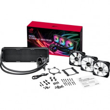 Asus ROG Strix LC 360 RGB Cooling Fan/Radiator/Water Block - 3 x 120 mm - 37.6 dB(A) Noise - Liquid Cooler Cooler - 4-pin PWM - Socket B LGA-1366, Socket R LGA-2011, Socket LGA 2011-v3, Socket R4 LGA-2066, Socket AM4, Socket TR4, Socket H3 LGA-1150, Socke