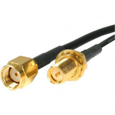 Startech.Com 10 ft RP-SMA to RP-SMA Wireless Antenna Adapter Cable - M/F - RP-SMA Male - RP-SMA Female - 10ft - Orange RPSMA10MF