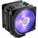 Cooler Master Hyper 212 RGB Black Edition - 441.4 gal/min Maximum Airflow - 2000 rpm - 30 dB(A) Noise - Air Cooler - 4-pin (PWM) - Socket LGA-1700, Socket LGA-1200, Socket R4 LGA-2066, Socket LGA 2011-v3, Socket R LGA-2011, Socket H LGA-1156, Socket H2 LG