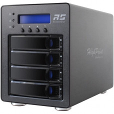 HighPoint RocketStor 6540S Drive Enclosure U.2 - Mini-SAS HD Host Interface Desktop - Black - 4 x SSD Supported RS6540S